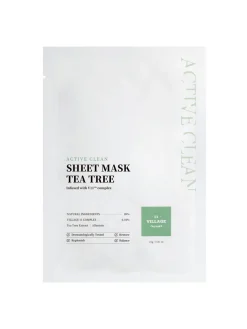 Village 11 Factory Piel Acneica|Mascarilla Facial|Active Clean Sheet Mask Tea Tree