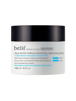 belif Doble Limpieza Facial|Rutina De Día|Aqua Bomb Make Up Remover Oil Balm