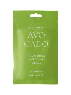 Rated Green Mascarilla Para El Pelo|Rutina Capilar Coreana|Cold Press Avocado Nourishing Scalp