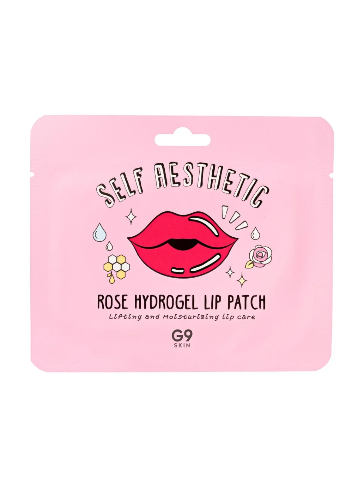 G9SKIN Rutina De Día|Mascarilla Facial|Self Aesthetic Rose Hydrogel Lip Patch