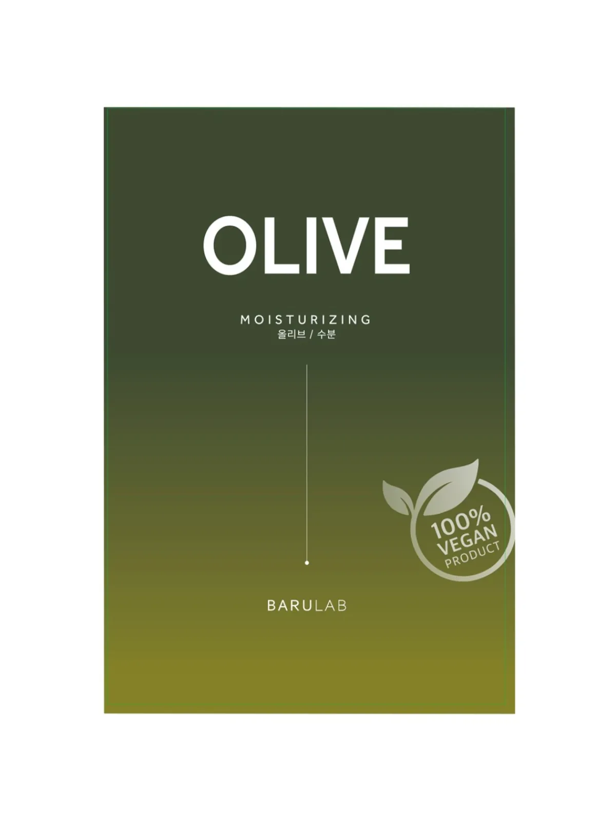 Barulab Piel Madura|Mascarilla Facial|The Clean Vegan Mask - Olive