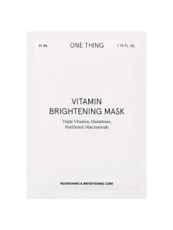 One Thing Mascarilla Facial|Rutina De Día|Vitamin Brightening Mask