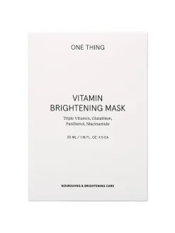 One Thing Mascarilla Facial|Rutina De Día|Vitamin Brightening Mask