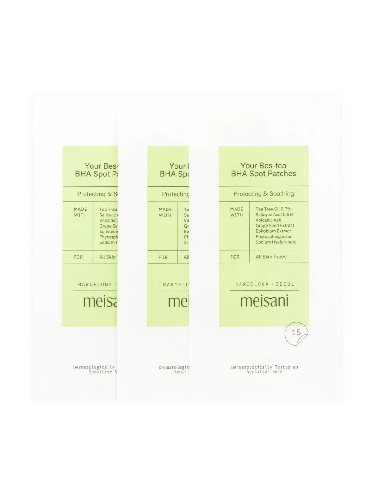 Meisani Pack Cosmética|Piel Acneica|Your Bes-tea BHA Spot Patches